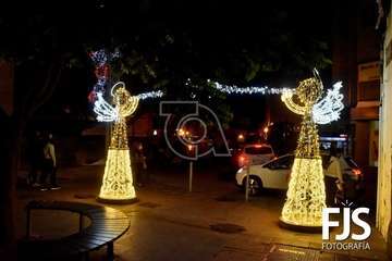 Telde se pone en modo navideño con el encendido de sus luces/Francisco Javier Santana.